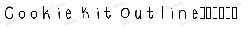 Cookie Kit Outline字体转换